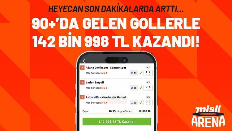 Heyecan son dakikalarda arttı… 90+’da gelen gollerle 142 bin 998 TL kazandı!